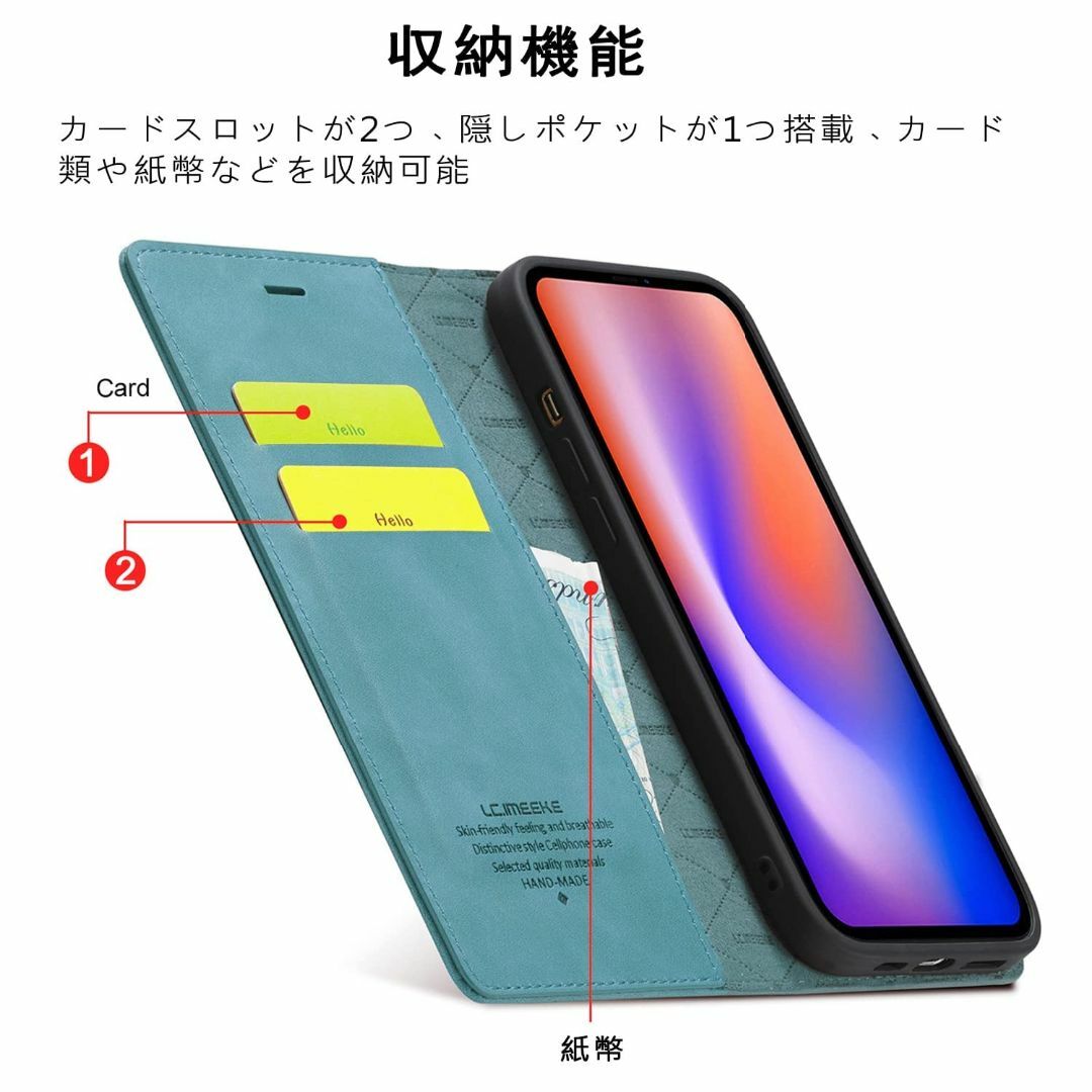 【サイズ:iPhoneX/Xs_色:ターコイズ】【J.DL直営店】iphone  スマホ/家電/カメラのスマホアクセサリー(その他)の商品写真