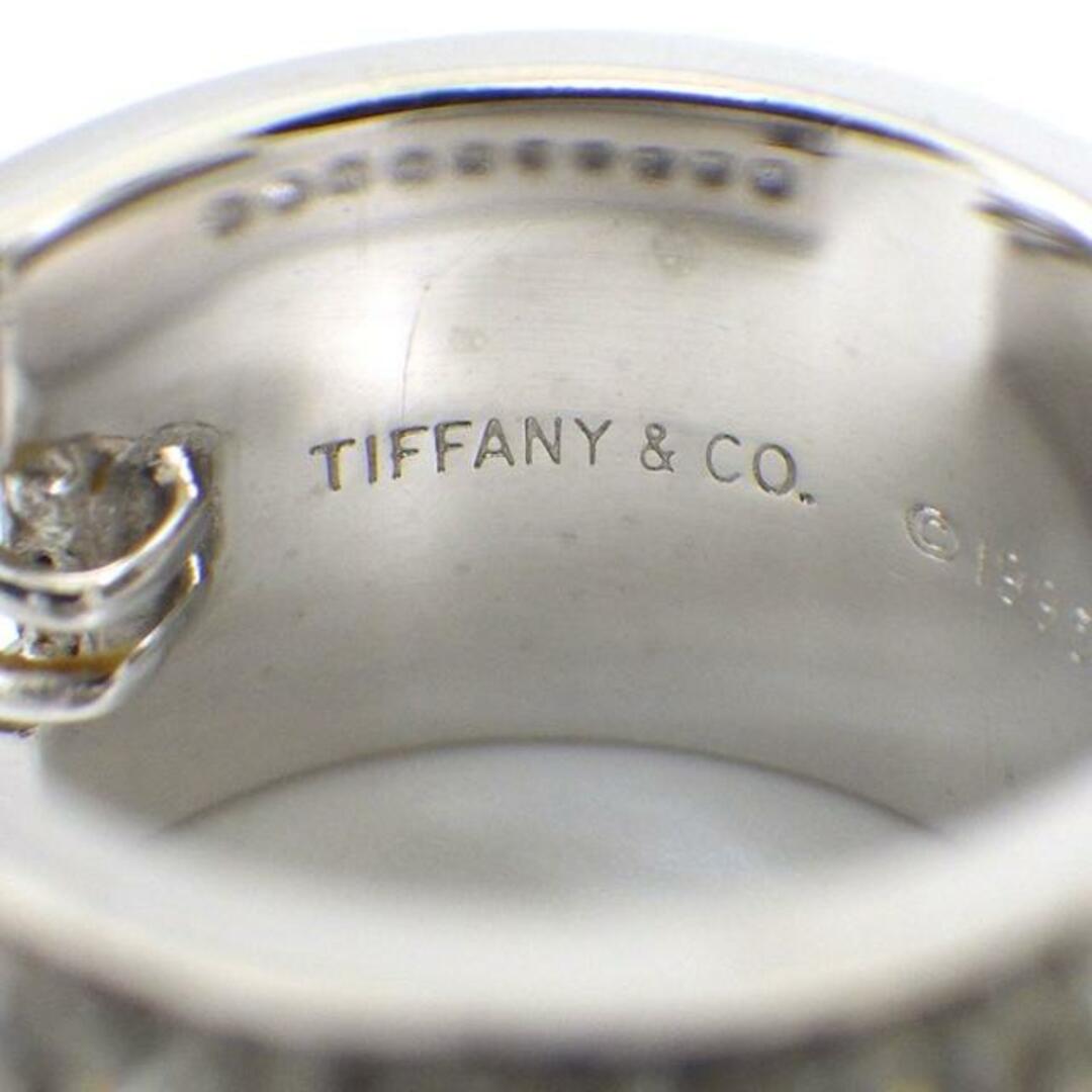 Tiffany & Co.(ティファニー)のティファニー Tiffany & Co. ピアス アトラス フープ エッジ ハーフサークル ダイヤモンド K18WG 【中古】 レディースのアクセサリー(ピアス)の商品写真