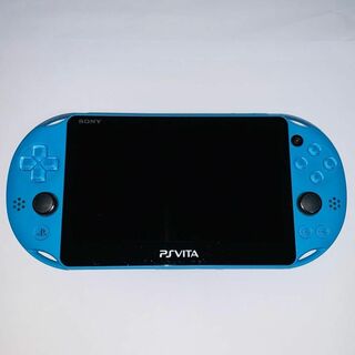 【235】 PS Vita Wi-Fiモデル アクアブルー(携帯用ゲーム機本体)