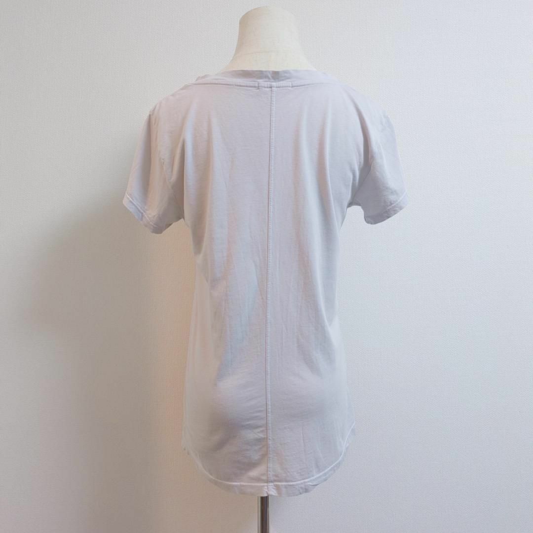 MALIBU SHIRTS(マリブシャツ)のMA204/MALIBU Tシャツ カットソー 無地 薄手 綿100% XS レディースのトップス(Tシャツ(半袖/袖なし))の商品写真