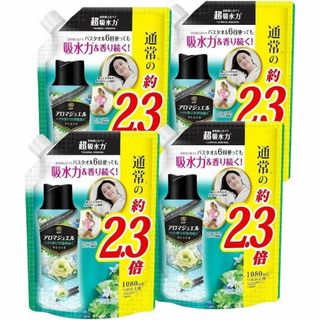 【まとめ買い】レノアアロマジュエル 　詰替用 特大　1080ml×4袋