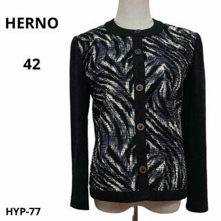 ヘルノ(HERNO)の美品 HERNO ヘルノ トップス 長袖 42 イタリア製　おしゃれ(その他)