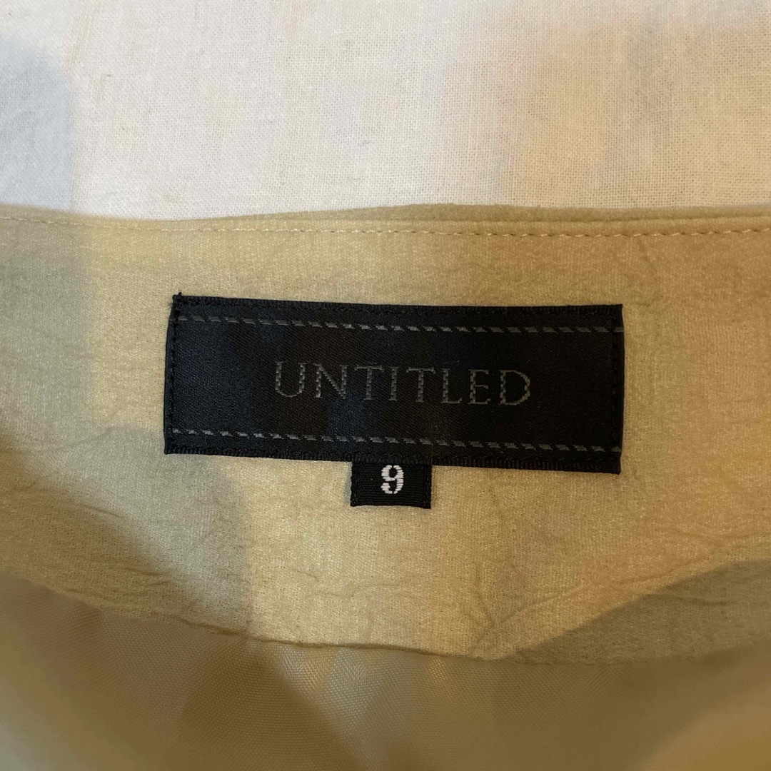 UNTITLED(アンタイトル)のアンタイトル春夏オフィススカート新品タグ付き　セール レディースのスカート(ひざ丈スカート)の商品写真