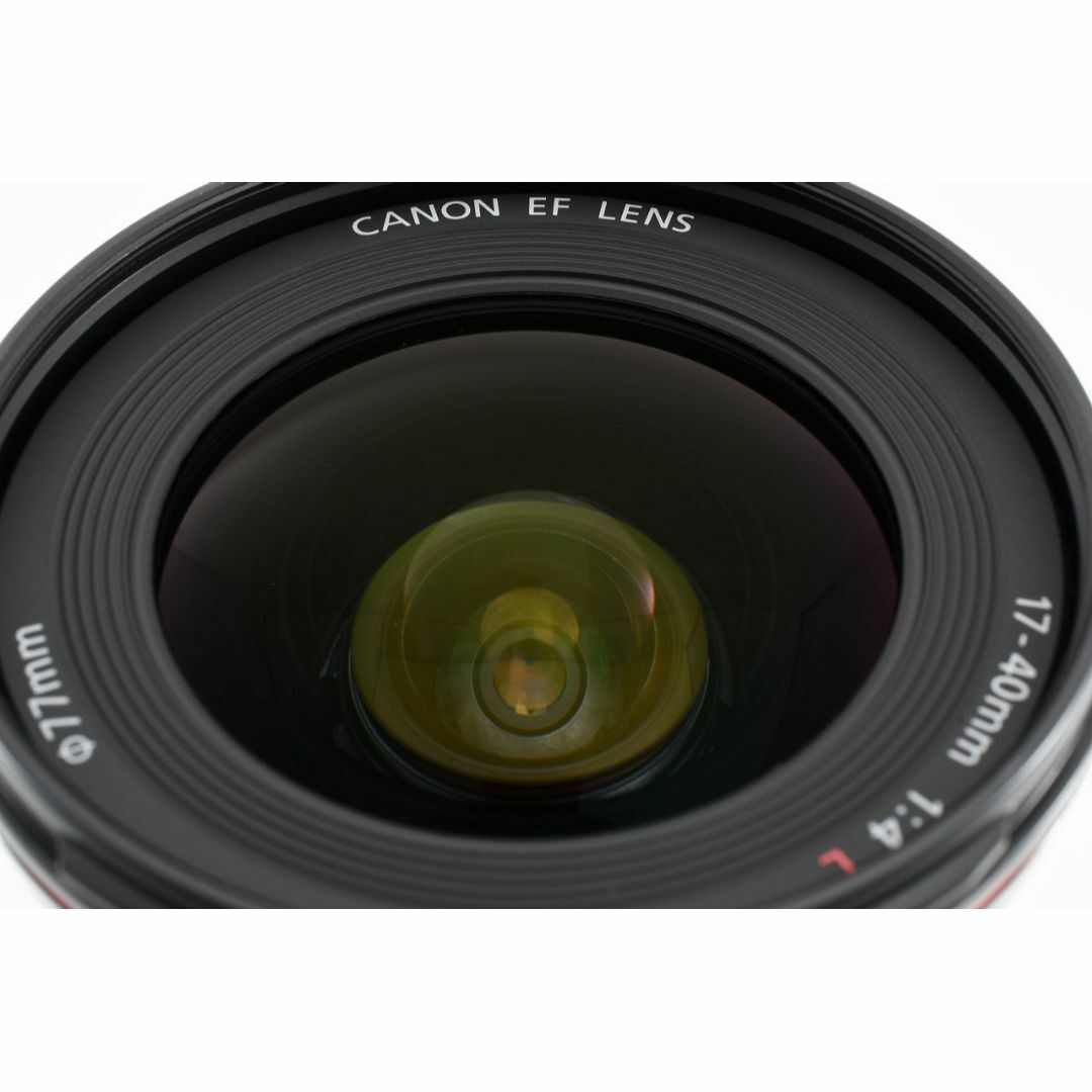 Canon(キヤノン)の14367 保証付極上品 Canon EF 17-40mm F4 L キヤノン  スマホ/家電/カメラのカメラ(レンズ(ズーム))の商品写真