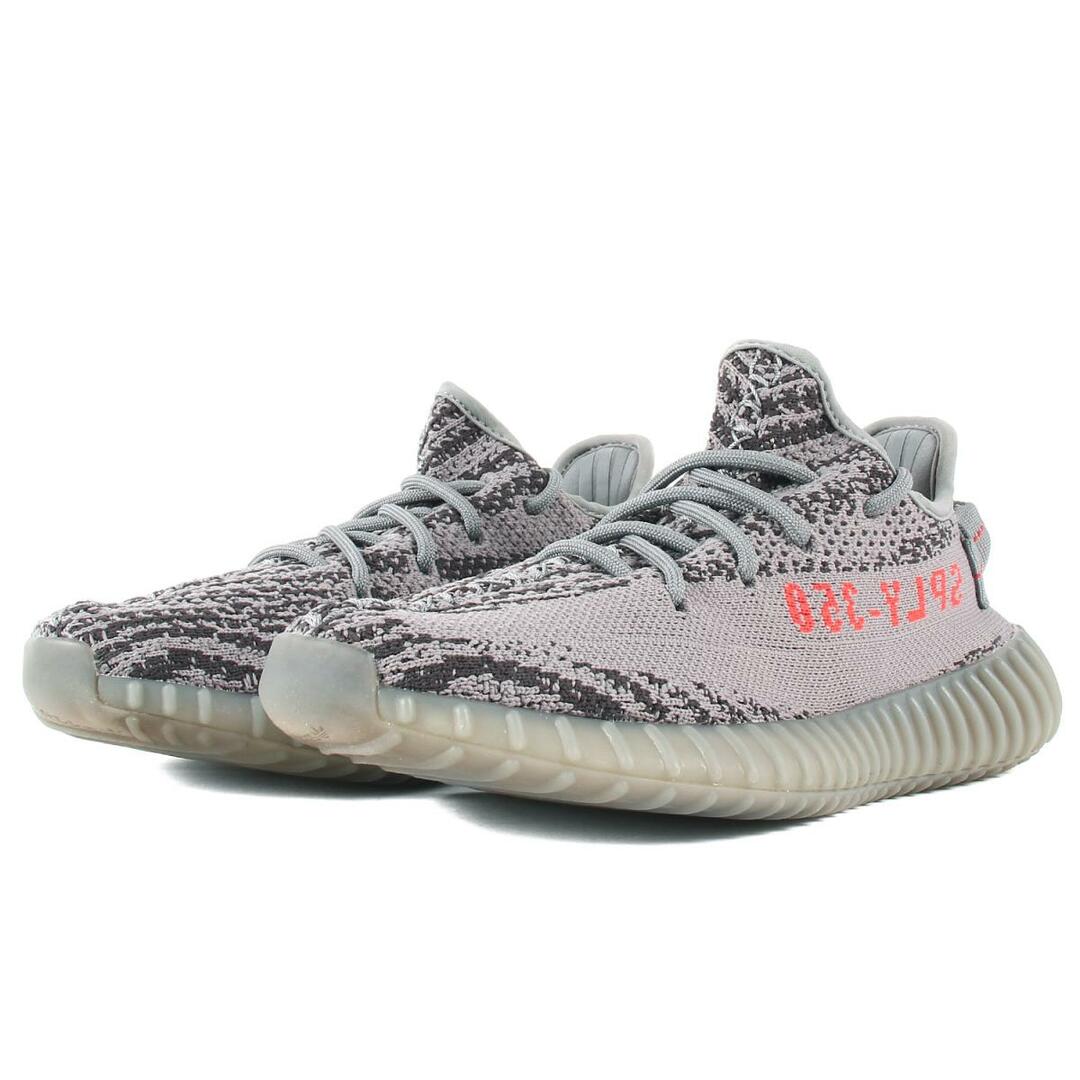 adidas(アディダス)の美品 adidas アディダス サイズ:23.0cm 17AW YEEZY BOOST 350 V2 BELUGA 2.0 (AH2203) イージーブースト350 ベルーガ グレー ボラン US5 ローカット スニーカー シューズ 靴 コラボ【メンズ】【中古】 メンズの靴/シューズ(スニーカー)の商品写真