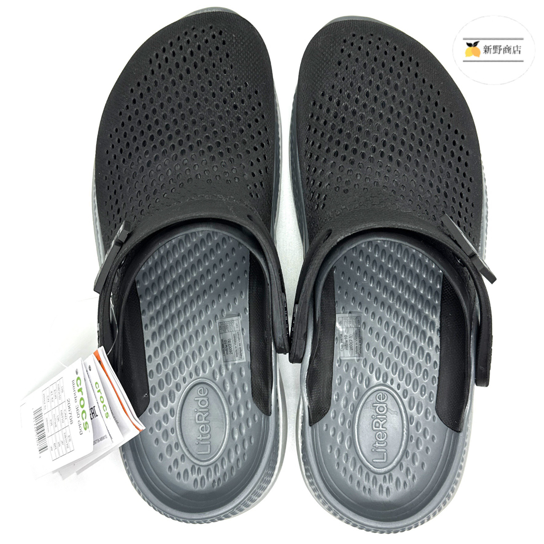 crocs(クロックス)の【新品未使用】 クロックス RideLite ブラックM10/W12 28cm メンズの靴/シューズ(サンダル)の商品写真