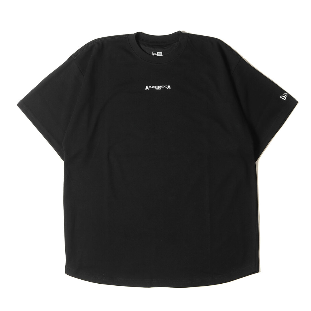 mastermind JAPAN(マスターマインドジャパン)の新品 mastermind JAPAN マスターマインドジャパン Tシャツ サイズ:L 24SS NEW ERA オーバーサイズド パフォーマンス クルーネック 半袖Tシャツ S/S P TEE ブラック 黒 トップス カットソー コラボ【メンズ】 メンズのトップス(Tシャツ/カットソー(半袖/袖なし))の商品写真