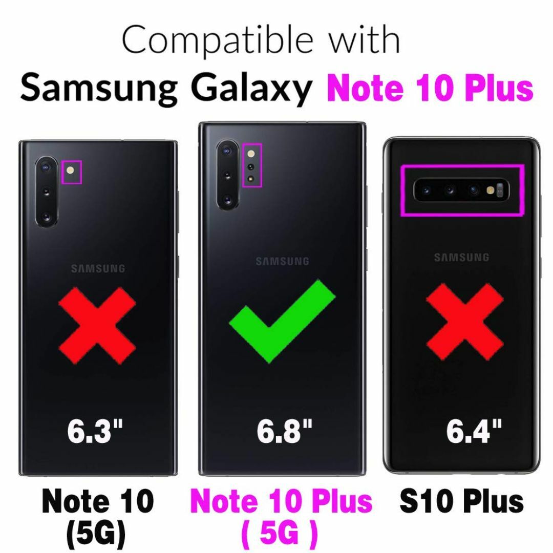 【色:グレー】Elisorli Samsung Galaxy Note 10 P スマホ/家電/カメラのスマホアクセサリー(その他)の商品写真