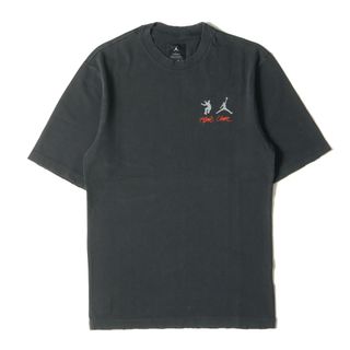 ナイキ(NIKE)の新品 NIKE ナイキ Tシャツ サイズ:XS 21AW UNION JORDAN ダメージ加工 ヘビーウェイト クルーネック 半袖Tシャツ M J UNION SS TEE ブラック 黒 コラボ トップス カットソー【メンズ】(Tシャツ/カットソー(半袖/袖なし))