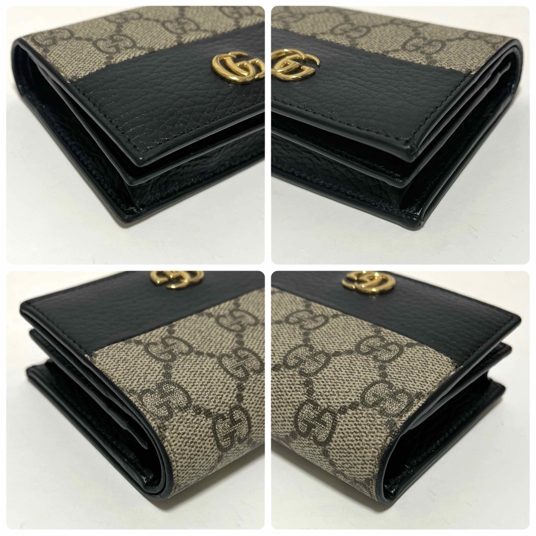 779✨極美品✨グッチ 折り財布 GGマーモント×GGスプリーム PVC×レザー 779✨極美品✨グッチ 折り財布 GGマーモント×GGスプリーム PVC×レザー