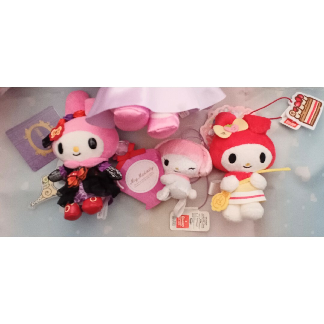 マイメロディ(マイメロディ)のマイメロディ ぬいぐるみ&マスコット 11点セット*My Melody エンタメ/ホビーのおもちゃ/ぬいぐるみ(ぬいぐるみ)の商品写真