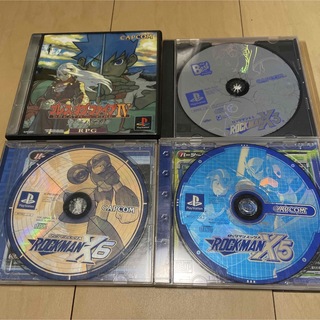 プレイステーション(PlayStation)のブレスオブファイア4とロックマンX3本セット(家庭用ゲームソフト)
