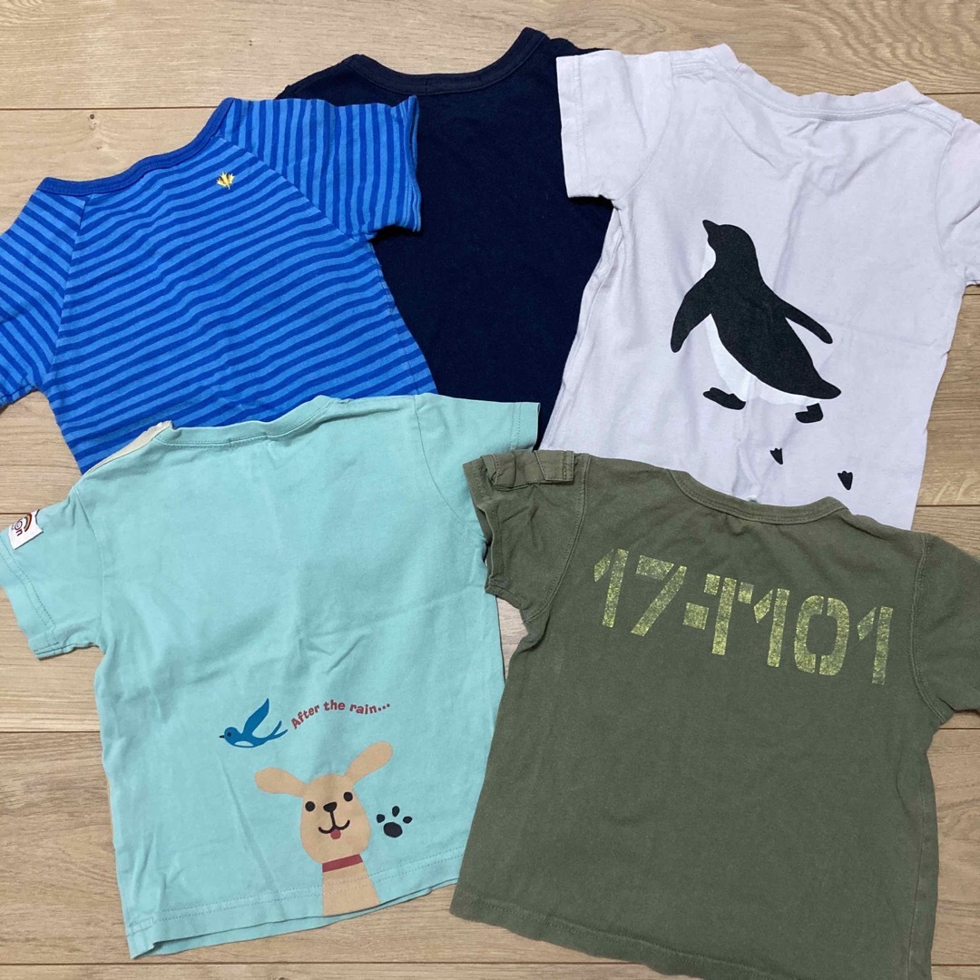 RAG MART(ラグマート)のベビーＴシャツ5枚セット　男の子 キッズ/ベビー/マタニティのキッズ服男の子用(90cm~)(Tシャツ/カットソー)の商品写真