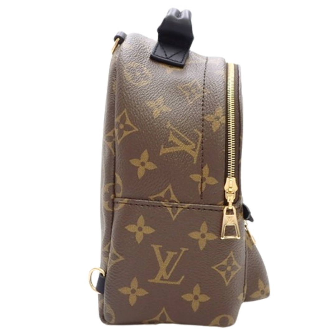 LOUIS VUITTON(ルイヴィトン)のLOUIS VUITTON(ルイ・ヴィトン) モノグラム パームスプリングス バックパック MINI リュック・バックパック リュックサック ミニ モノグラムキャンバス ブラウン茶 ブラック黒 ゴールド金具 M44873(2024年5月現在現行品) レディース 40802085738【中古】【アラモード】 レディースのバッグ(リュック/バックパック)の商品写真