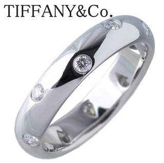 Tiffany & Co. - ティファニー　ドッツ　プラチナ　ダイヤモンドリング