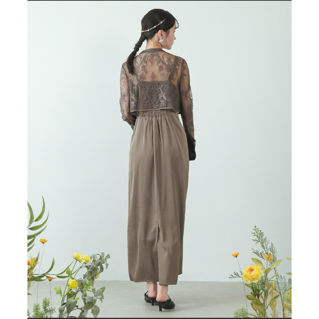 KANA(カナ)のチャイナ風3WAYタック ロングワンピース レディースのフォーマル/ドレス(ロングドレス)の商品写真