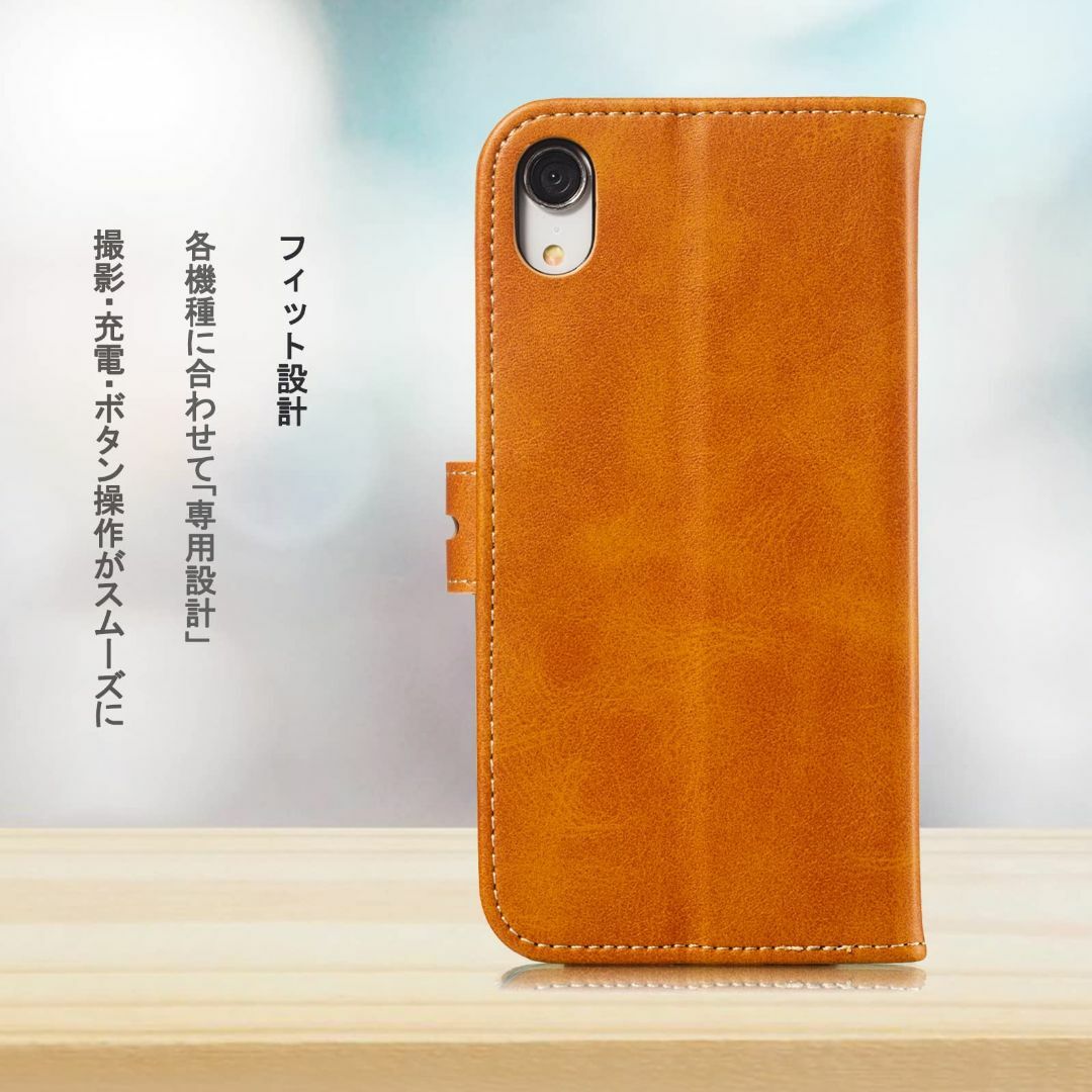 【サイズ:iPhoneX/iPhoneXs_色:ライトブラウン】SENNWAK  スマホ/家電/カメラのスマホアクセサリー(その他)の商品写真