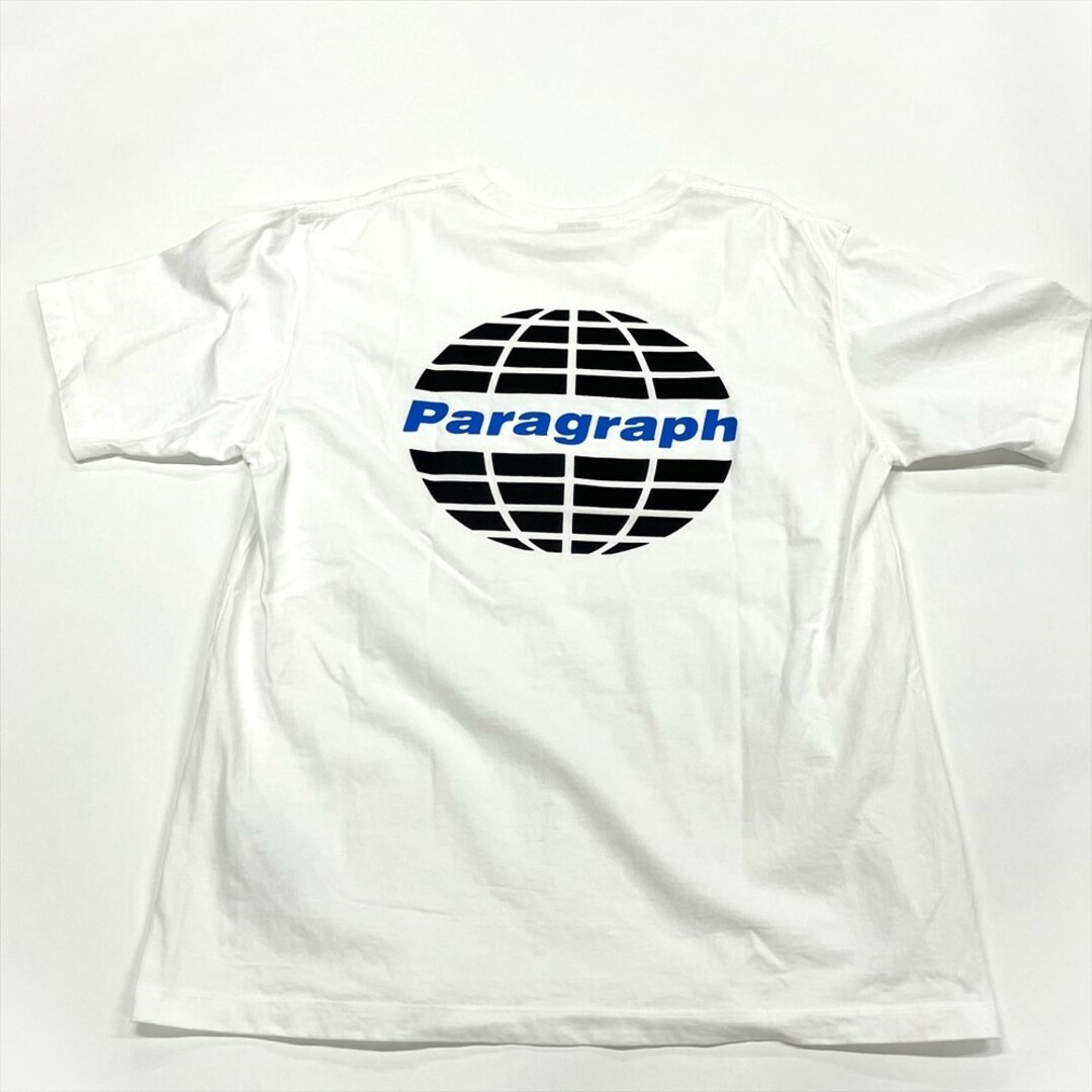 パラグラフ Paragraph サークルバックプリント 半袖Ｔシャツ コットン ホワイト フリーサイズ パラグラフ Paragraph メンズ【中古】 メンズのトップス(Tシャツ/カットソー(半袖/袖なし))の商品写真