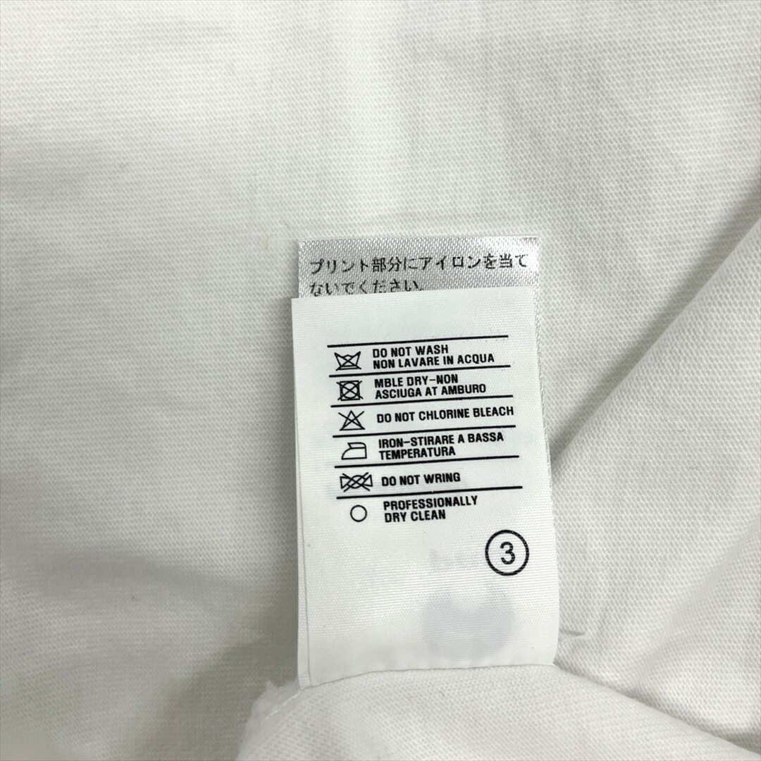 パラグラフ Paragraph サークルバックプリント 半袖Ｔシャツ コットン ホワイト フリーサイズ パラグラフ Paragraph メンズ【中古】 メンズのトップス(Tシャツ/カットソー(半袖/袖なし))の商品写真