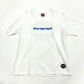 パラグラフ Paragraph サークルバックプリント 半袖Ｔシャツ コットン ホワイト フリーサイズ パラグラフ Paragraph メンズ【中古】(Tシャツ/カットソー(半袖/袖なし))