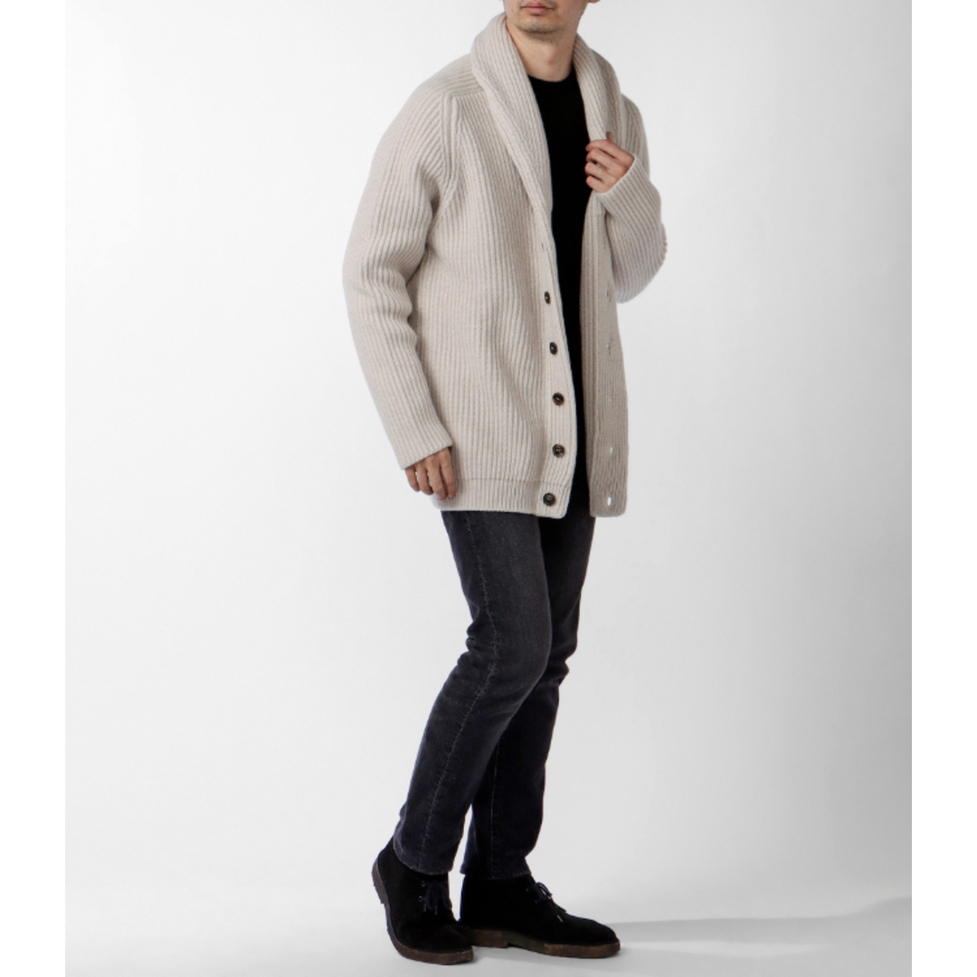 BEGG & CO(ベグアンドコー)のベグアンドコー/BEGG&CO ニット メンズ 8PLY YACHT CARDIGAN ニットカーディガン YACHT-0001 _0410ff メンズのトップス(カーディガン)の商品写真