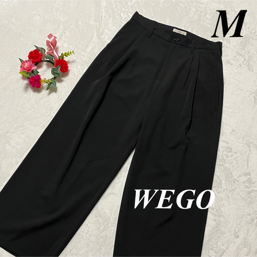 ウィゴー　WEGO ♡ メンズ　カジュアルパンツ　スラックス　黒　M 即発送　 メンズのパンツ(スラックス)の商品写真