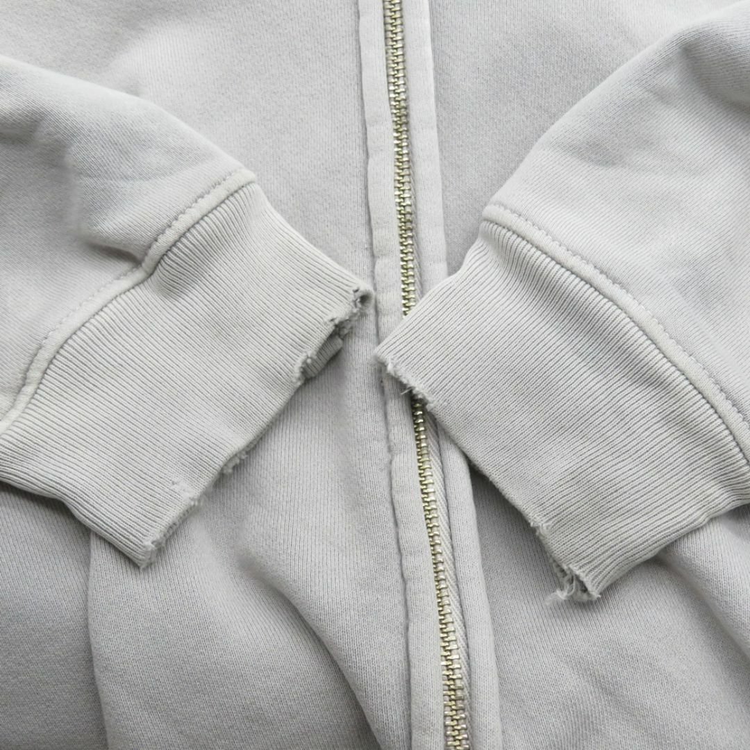 MOOJIMOOJI OVERSIZE ZIP UP HOODIE AGED GR メンズのトップス(パーカー)の商品写真