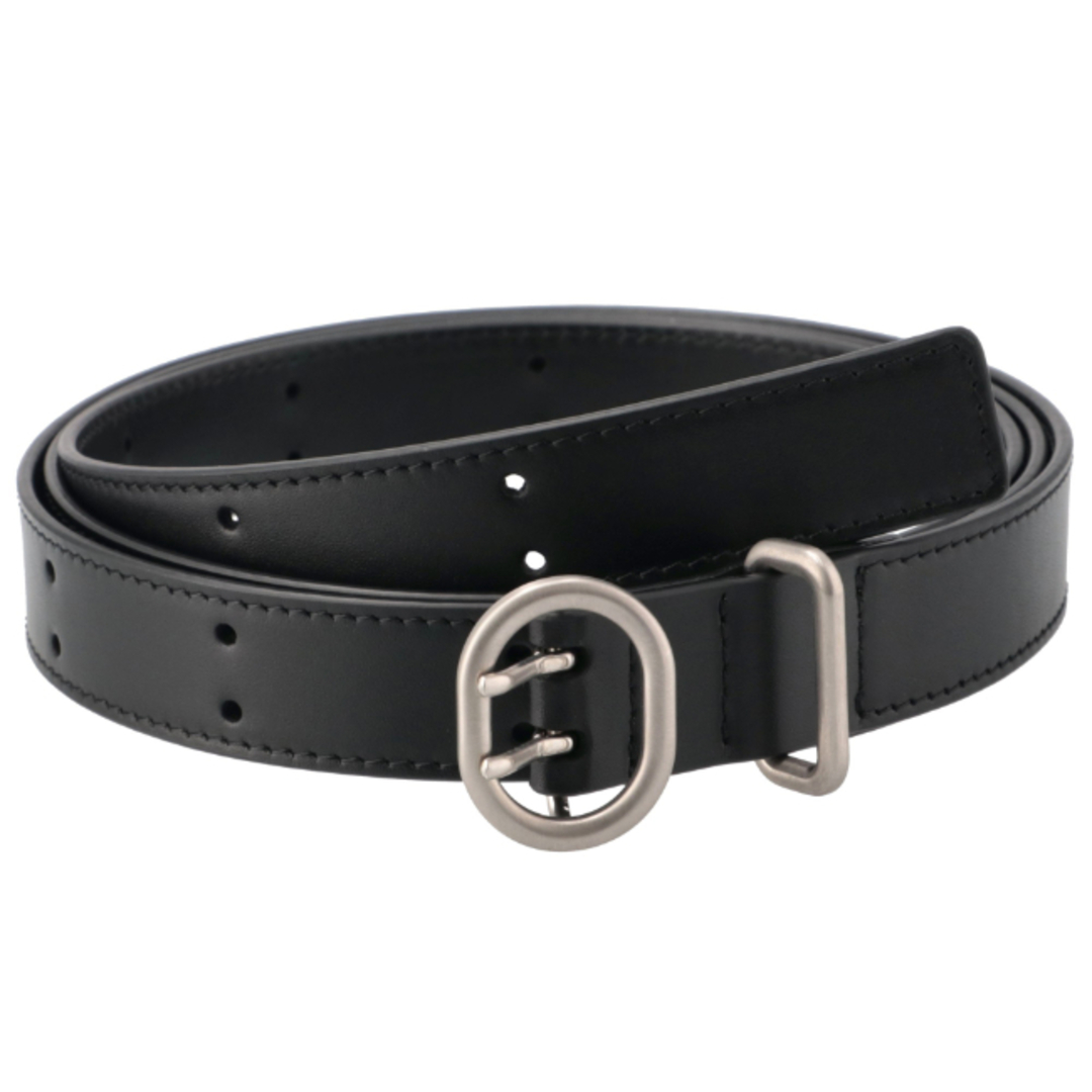 Jil Sander(ジルサンダー)のジルサンダー/JIL SANDER ベルト メンズ CANNOLO BELT 2,5 CM レザーベルト BLACK 2024年春夏新作 J26TP0005-P6488-001 _0410ff メンズのファッション小物(ベルト)の商品写真