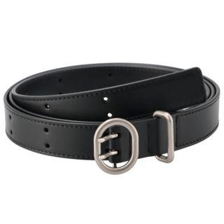 ジルサンダー/JIL SANDER ベルト メンズ CANNOLO BELT 2,5 CM レザーベルト BLACK 2024年春夏新作 J26TP0005-P6488-001 _0410ff