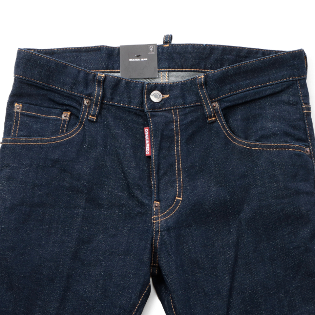 DSQUARED デニムパンツ 青(デニム) 2009225E0005 デニムパンツ ジーンズ ジーパン ボタンフライ ワッペン