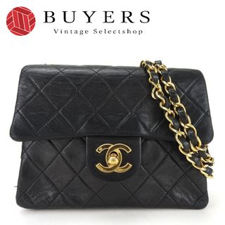 シャネル(CHANEL)の【中古】 シャネル ショルダーバッグ ミニマトラッセ ラムスキン ブラック ゴールド金具 チェーン ココマーク レディース 女性 CHANEL(ショルダーバッグ)