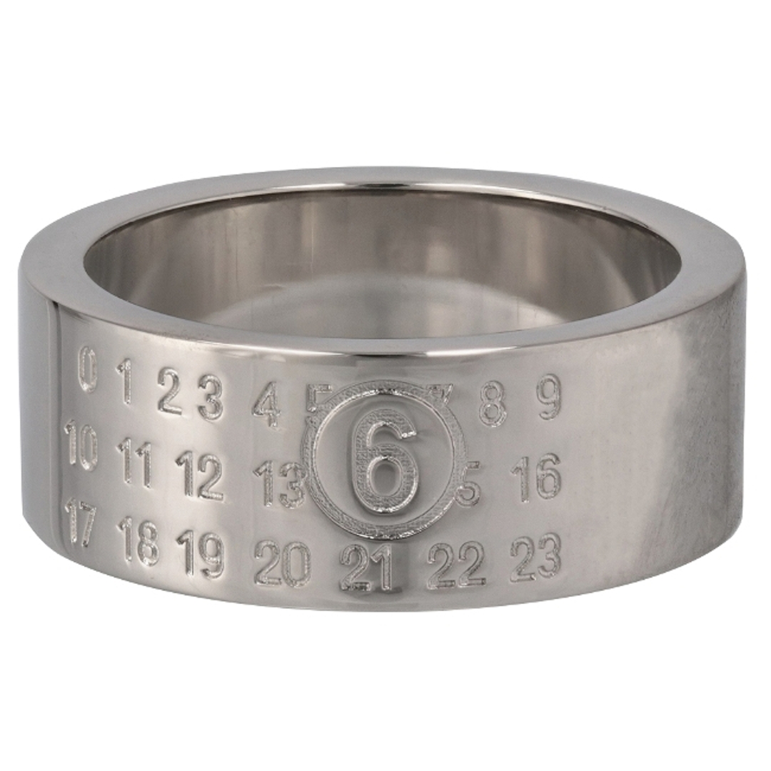 MM6(エムエムシックス)のエムエムシックス メゾンマルジェラ/MM6 MAISON MARGIELA 指輪 メンズ RING リング POLISHED PALLADIO 2024年春夏新作 SM6UQ0057-P6469-951 メンズのアクセサリー(リング(指輪))の商品写真