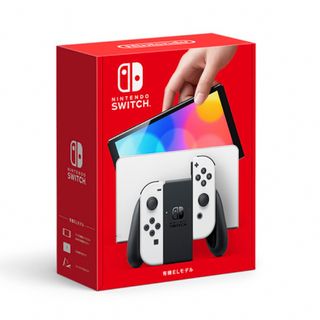 ニンテンドースイッチ(Nintendo Switch)のスイッチ 本体 有機el 新品 未使用 白(家庭用ゲーム機本体)