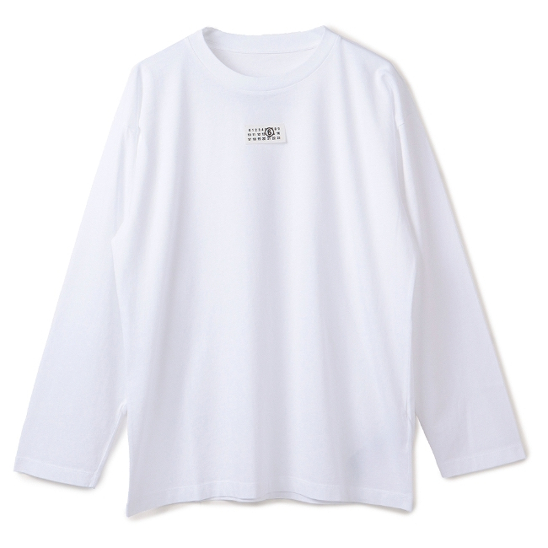 MM6(エムエムシックス)のエムエムシックス メゾンマルジェラ/MM6 MAISON MARGIELA シャツ アパレル メンズ T-SHIRT ロングTシャツ WHITE 2024年春夏新作 SH0GC0007-S24312-100 _0410ff メンズのトップス(Tシャツ/カットソー(半袖/袖なし))の商品写真