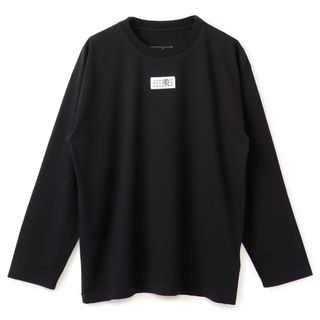 エムエムシックス(MM6)のエムエムシックス メゾンマルジェラ/MM6 MAISON MARGIELA シャツ アパレル メンズ T-SHIRT ロングTシャツ BLACK 2024年春夏新作 SH0GC0007-S24312-900 _0410ff(Tシャツ/カットソー(半袖/袖なし))