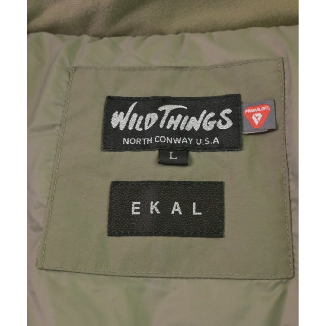 WILDTHINGS(ワイルドシングス)のWILD THINGS ダウンジャケット/ダウンベスト L グレー 【古着】【中古】 メンズのジャケット/アウター(ダウンジャケット)の商品写真