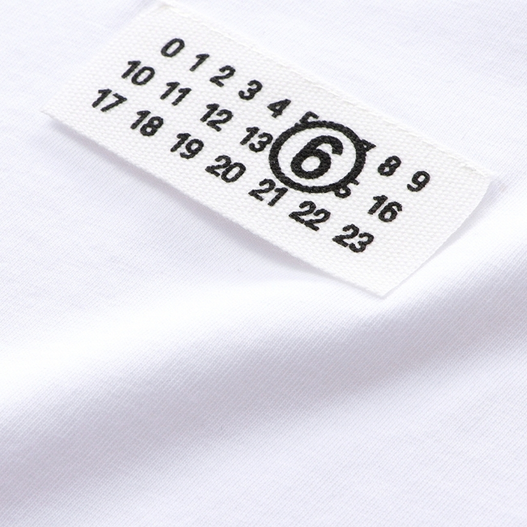 MM6(エムエムシックス)のエムエムシックス メゾンマルジェラ/MM6 MAISON MARGIELA シャツ アパレル メンズ T-SHIRT Tシャツ WHITE 2024年春夏新作 SH0GC0017-S24312-100 メンズのトップス(Tシャツ/カットソー(半袖/袖なし))の商品写真