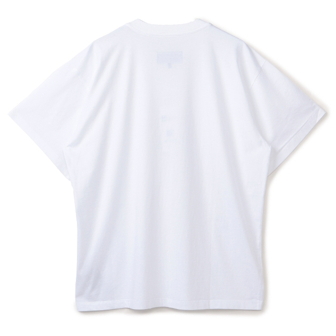 MM6(エムエムシックス)のエムエムシックス メゾンマルジェラ/MM6 MAISON MARGIELA シャツ アパレル メンズ T-SHIRT Tシャツ WHITE 2024年春夏新作 SH0GC0017-S24312-100 メンズのトップス(Tシャツ/カットソー(半袖/袖なし))の商品写真