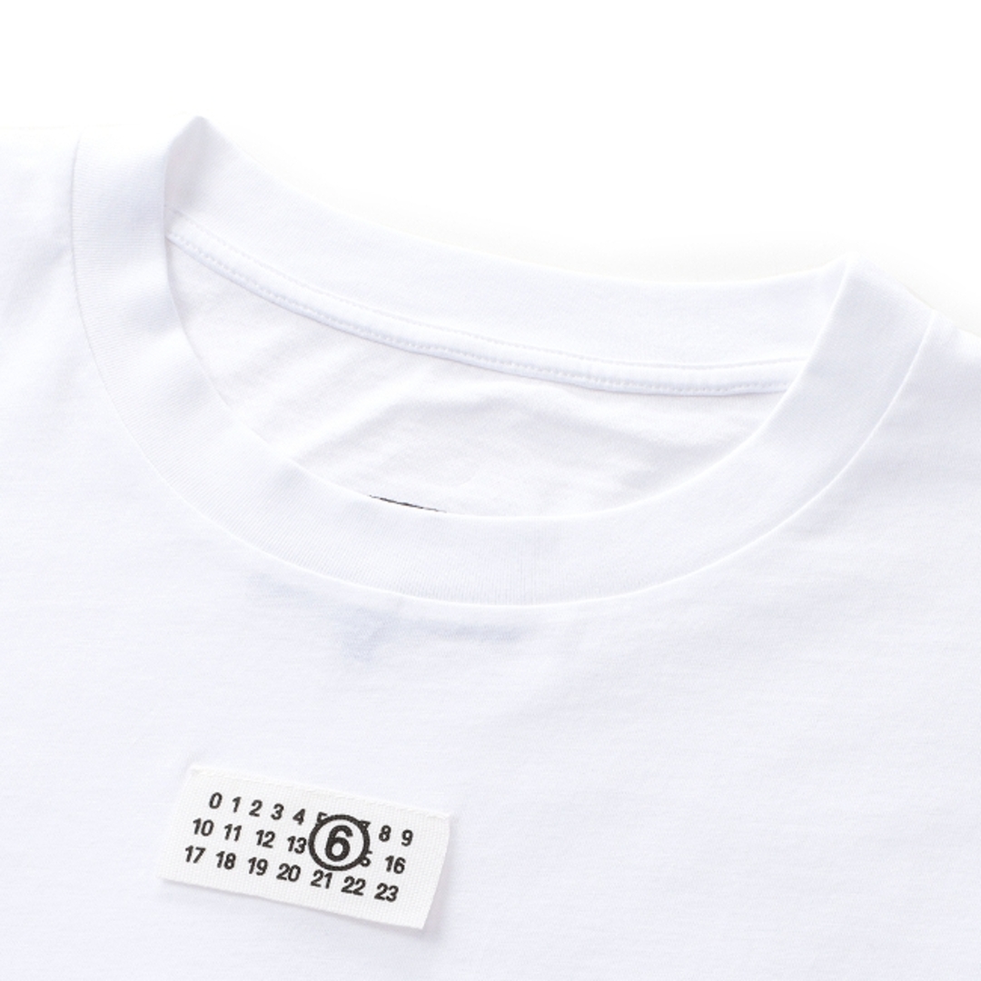 MM6(エムエムシックス)のエムエムシックス メゾンマルジェラ/MM6 MAISON MARGIELA シャツ アパレル メンズ T-SHIRT Tシャツ WHITE 2024年春夏新作 SH0GC0017-S24312-100 メンズのトップス(Tシャツ/カットソー(半袖/袖なし))の商品写真