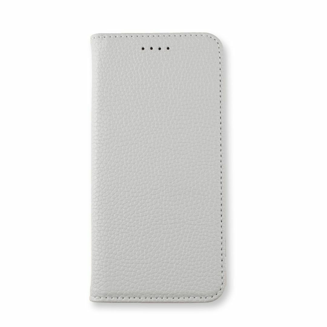 Xperia10Ⅴ ケース 手帳型 ベルトなし 薄い 灰色 お洒落 スマホ/家電/カメラのスマホアクセサリー(Androidケース)の商品写真