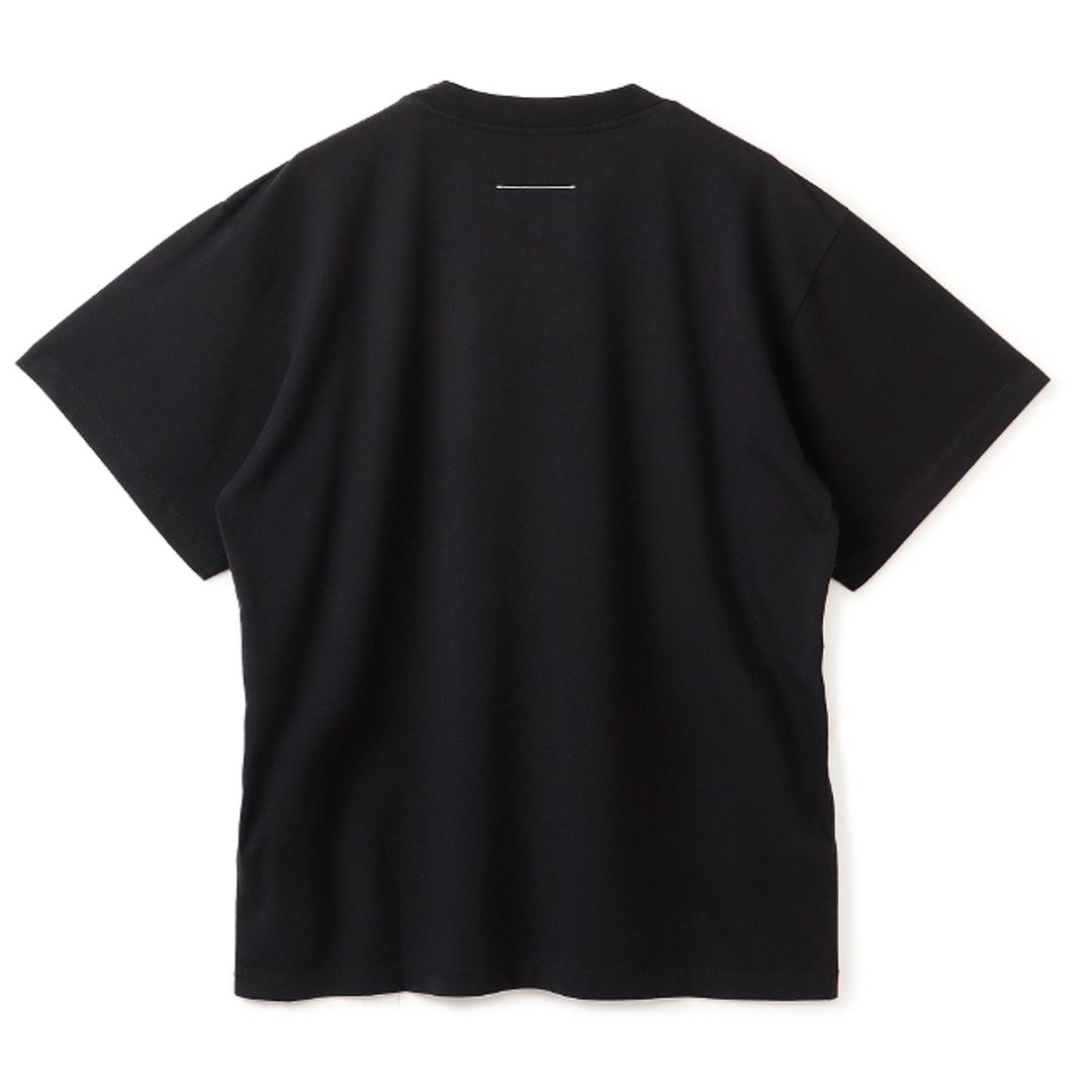 MM6(エムエムシックス)のエムエムシックス メゾンマルジェラ/MM6 MAISON MARGIELA シャツ アパレル メンズ T-SHIRT Tシャツ BLACK 2024年春夏新作 SH0GC0017-S24312-900 メンズのトップス(Tシャツ/カットソー(半袖/袖なし))の商品写真