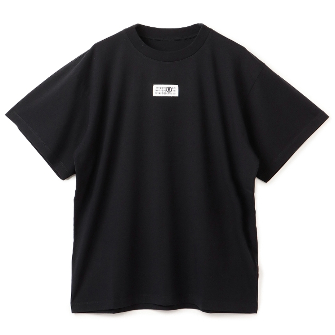 MM6(エムエムシックス)のエムエムシックス メゾンマルジェラ/MM6 MAISON MARGIELA シャツ アパレル メンズ T-SHIRT Tシャツ BLACK 2024年春夏新作 SH0GC0017-S24312-900 メンズのトップス(Tシャツ/カットソー(半袖/袖なし))の商品写真