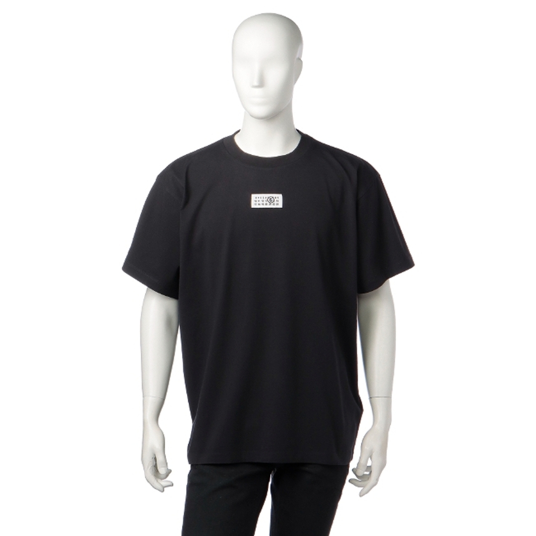 MM6(エムエムシックス)のエムエムシックス メゾンマルジェラ/MM6 MAISON MARGIELA シャツ アパレル メンズ T-SHIRT Tシャツ BLACK 2024年春夏新作 SH0GC0017-S24312-900 メンズのトップス(Tシャツ/カットソー(半袖/袖なし))の商品写真