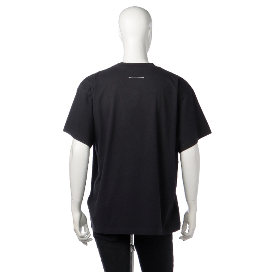 MM6(エムエムシックス)のエムエムシックス メゾンマルジェラ/MM6 MAISON MARGIELA シャツ アパレル メンズ T-SHIRT Tシャツ BLACK 2024年春夏新作 SH0GC0017-S24312-900 メンズのトップス(Tシャツ/カットソー(半袖/袖なし))の商品写真