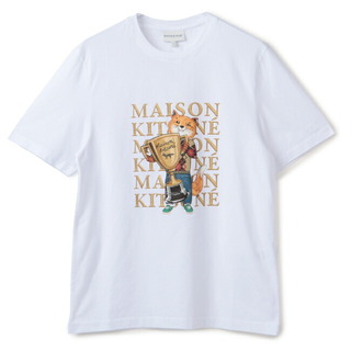 メゾンキツネ(MAISON KITSUNE')のメゾンキツネ/MAISON KITSUNE シャツ アパレル メンズ FOX CHAMPION REGULAR TEE-SHIRT Tシャツ WHITE LM00123KJ0008-0001-P100 _0410ff(Tシャツ/カットソー(半袖/袖なし))