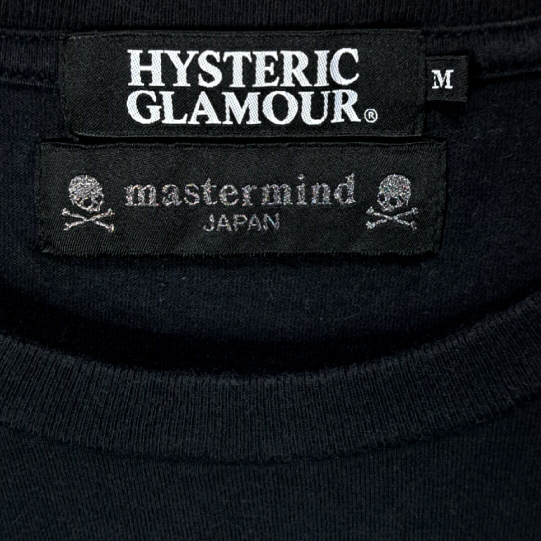 HYSTERIC GLAMOUR(ヒステリックグラマー)の激レア　ヒステリックグラマー×マスターマインド　プリント　半袖Tシャツ　Ｍ メンズのトップス(Tシャツ/カットソー(半袖/袖なし))の商品写真
