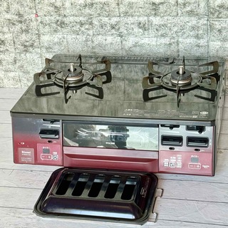 リンナイ(Rinnai)のココット付き❗️2021年製『ラクシエファイン』都市ガス用テーブルコンロ(調理機器)