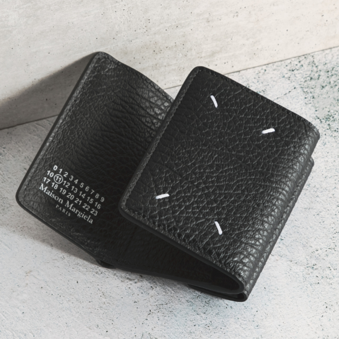 Maison Martin Margiela(マルタンマルジェラ)のメゾン マルジェラ/MAISON MARGIELA 財布 メンズ WALLET CLIP 3 三つ折り財布 BLACK 2024年春夏新作 S36UI0416-P4455-T8013 _0410ff メンズのファッション小物(折り財布)の商品写真