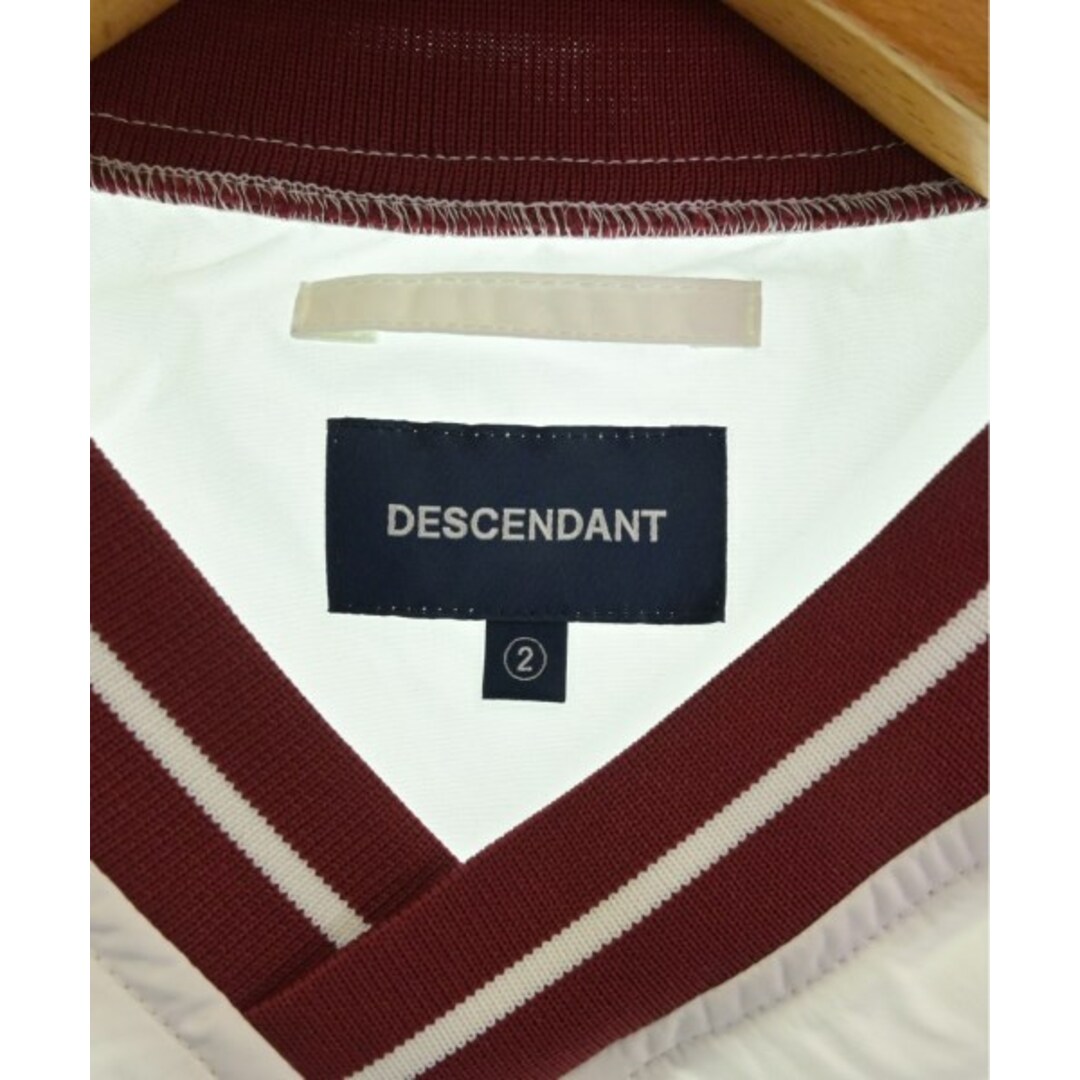 DESCENDANT(ディセンダント)のDESCENDANT ディセンダント Tシャツ・カットソー 2(M位) 白 【古着】【中古】 メンズのトップス(Tシャツ/カットソー(半袖/袖なし))の商品写真