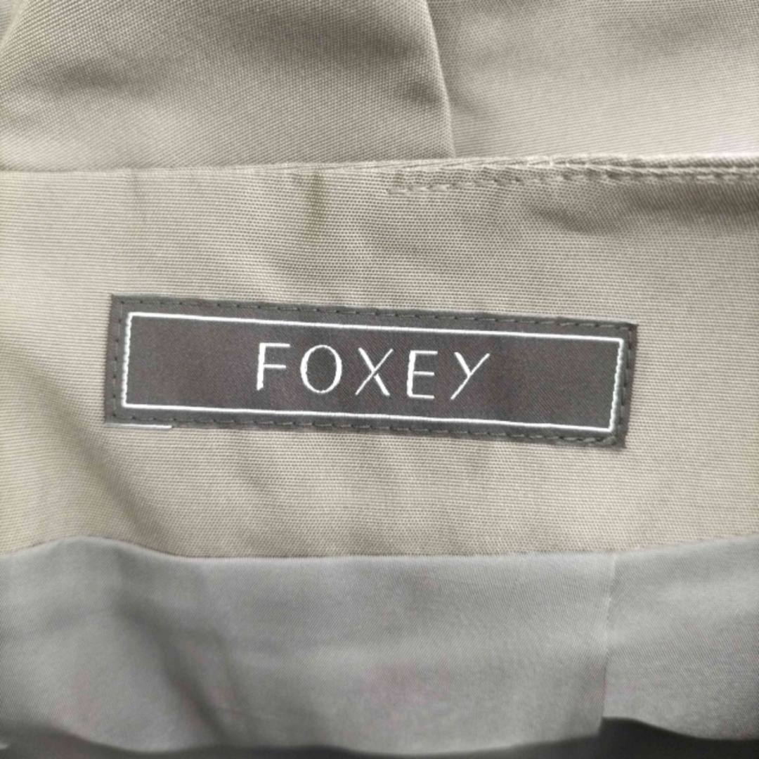 FOXEY(フォクシー)のFOXEY(フォクシー) タックスカート ひざ丈 フレア シルク  レディース レディースのスカート(その他)の商品写真